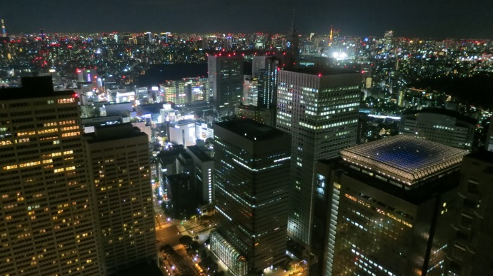 Näkymä Tokion Metropolitan buildingista.